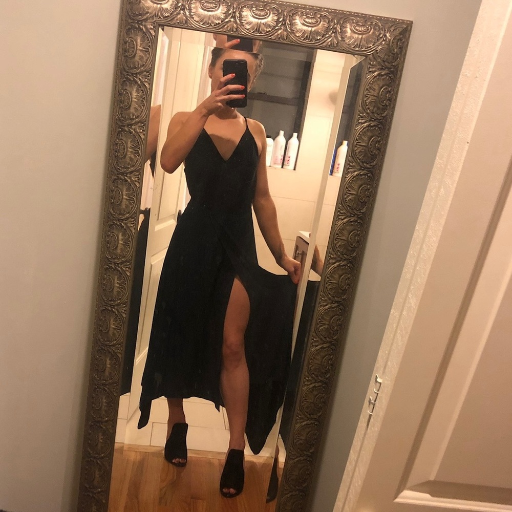 Anthropologie — Leg Slit Wrap Skirt